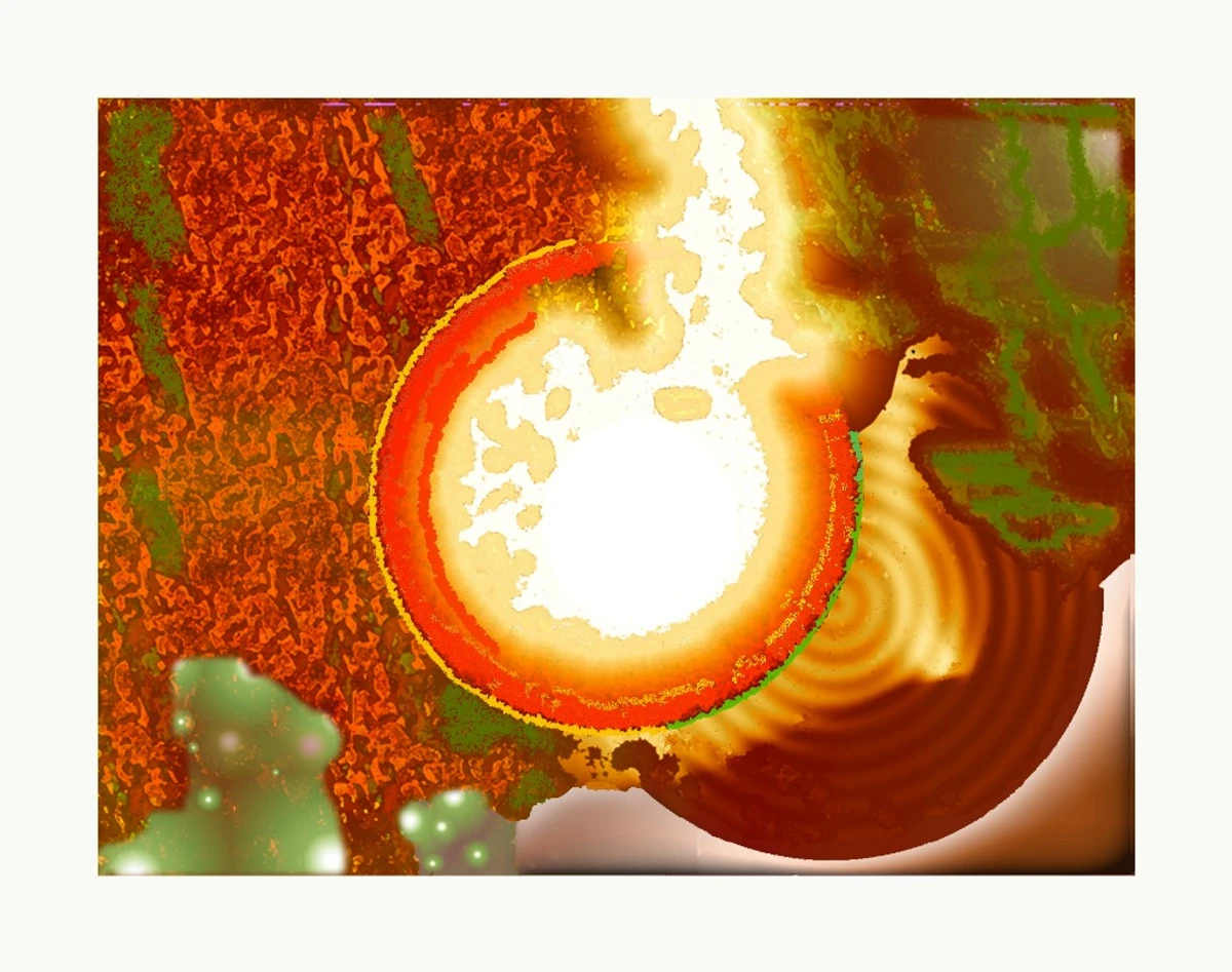 Abstract Ring Orange