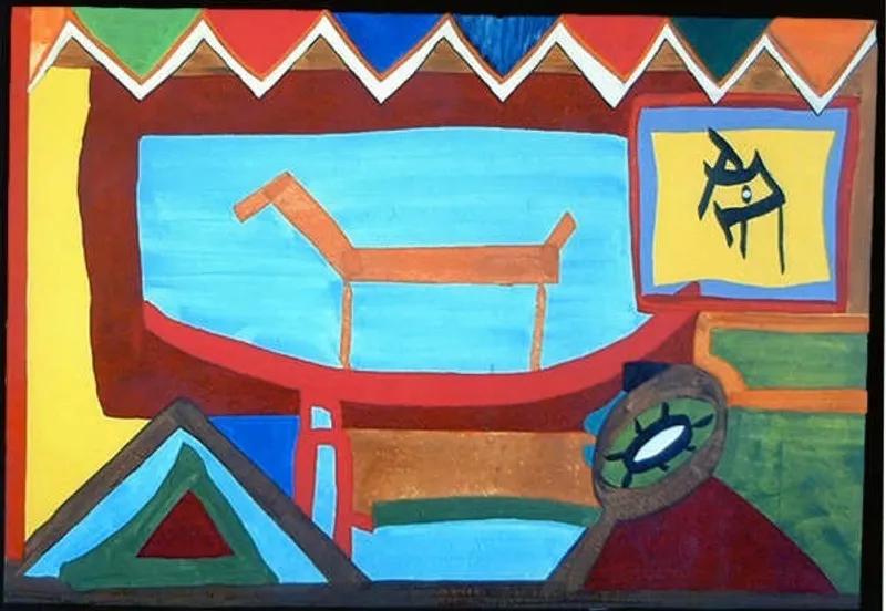 Animal on Boat Structure