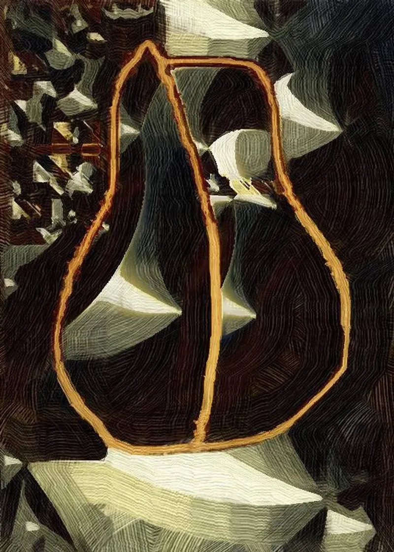Abstract Pear Structure