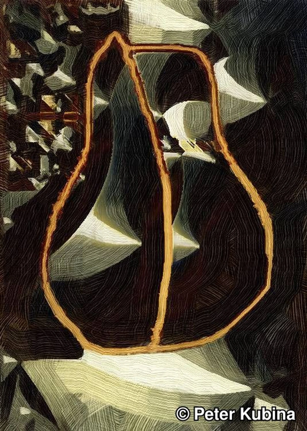 Abstract Pear Structure