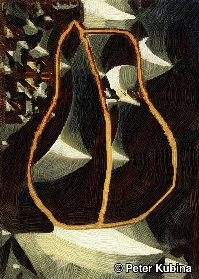 Abstract Pear Structure