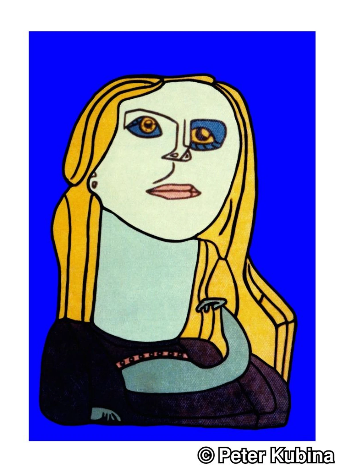 Blonde Portrait Pop