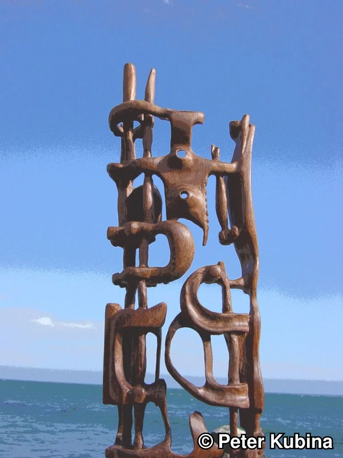 Bronze Abstract Structure