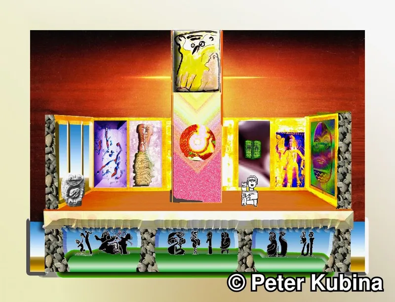 Digital Altar Scene