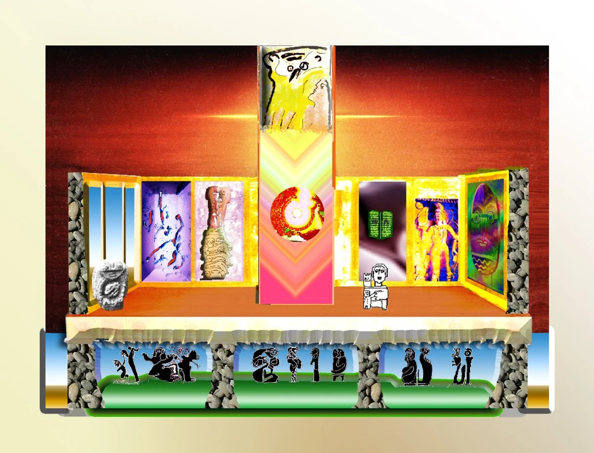 Digital Shrine Collage