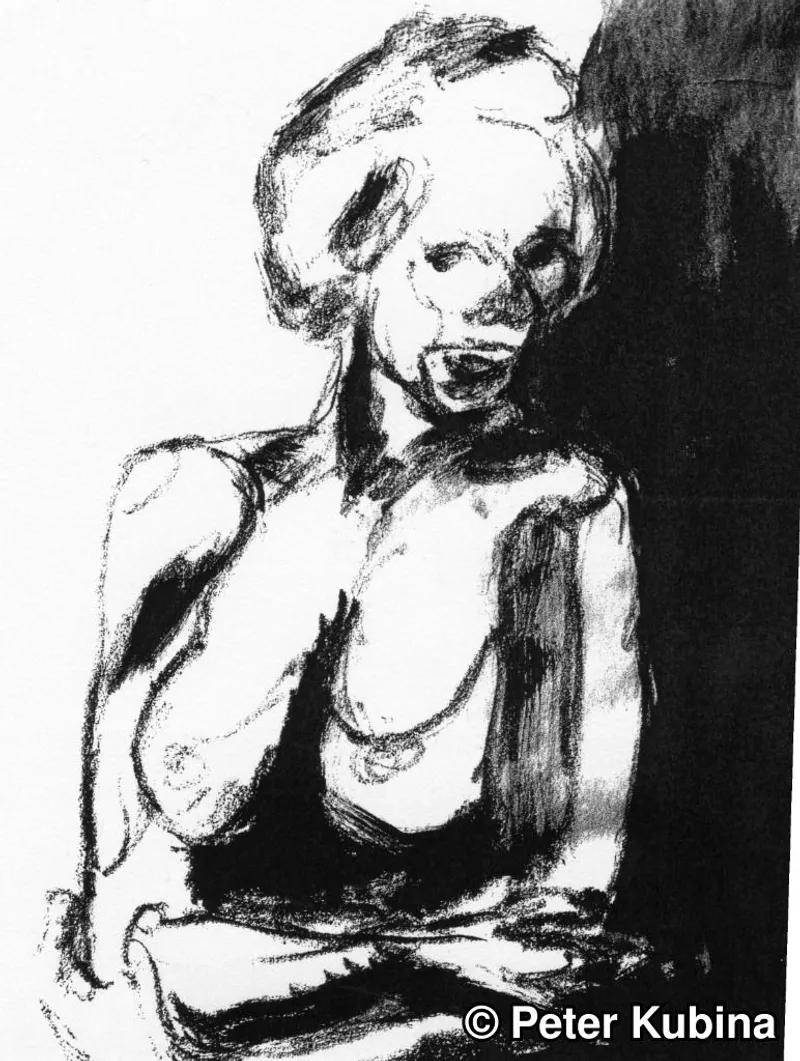 Charcoal Nude Study