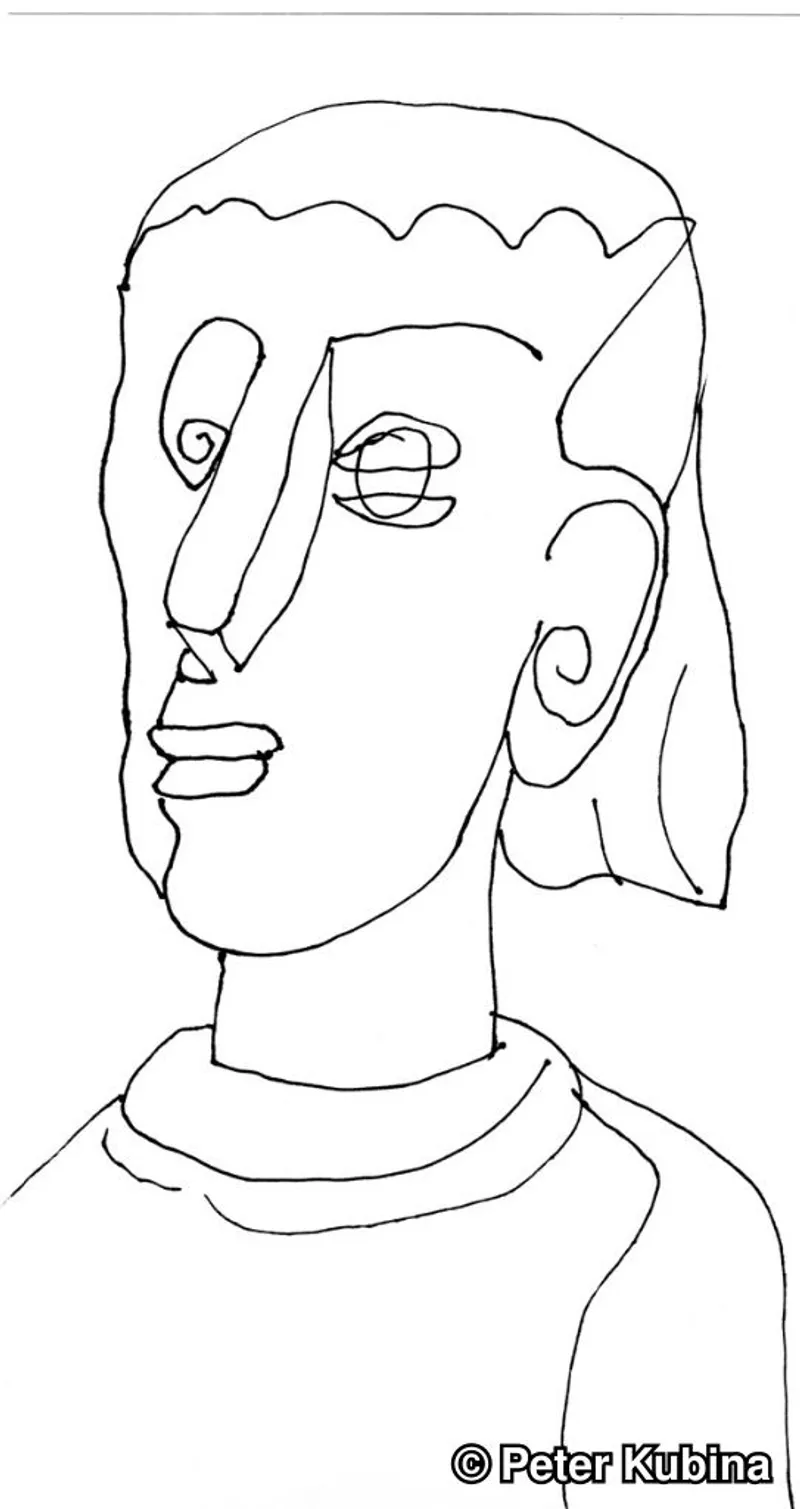 Abstract Face Line