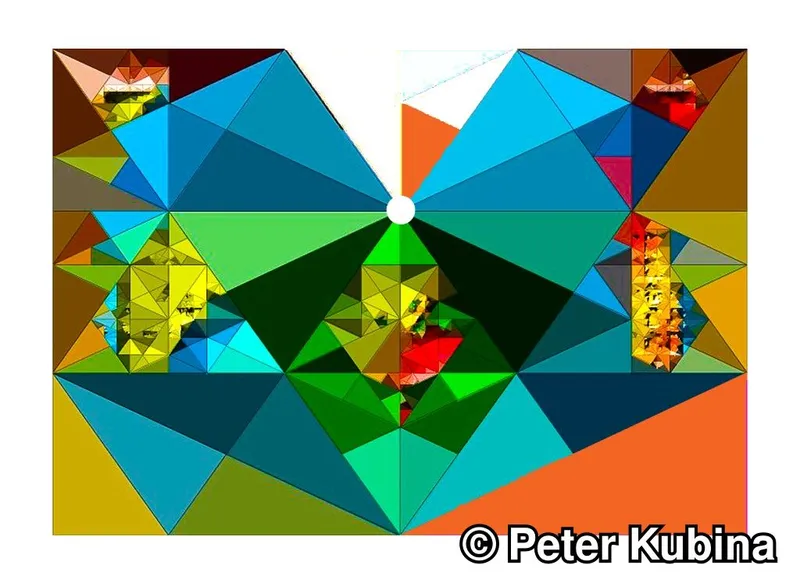 Geometric Butterfly Abstract