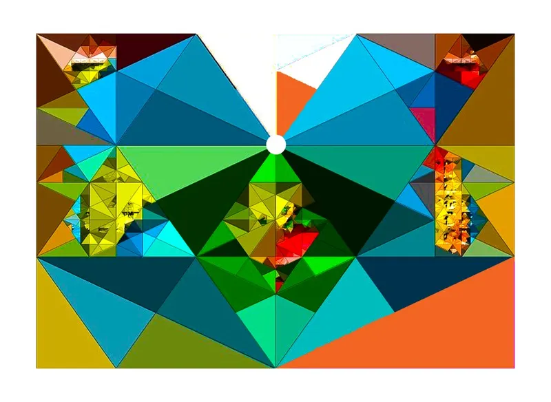 Geometric Butterfly Abstract