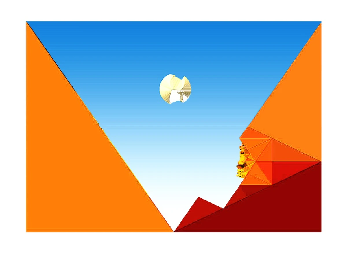 Geometric Mountain Orb