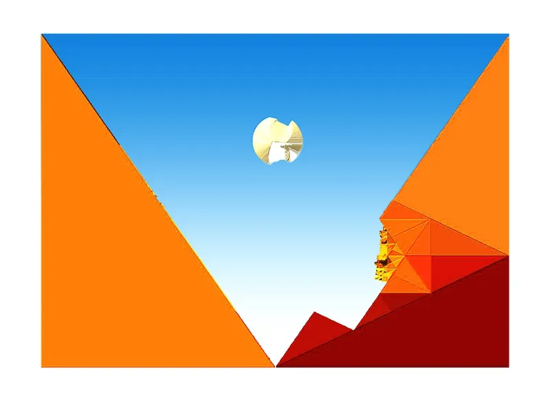 Geometric Mountain Orb