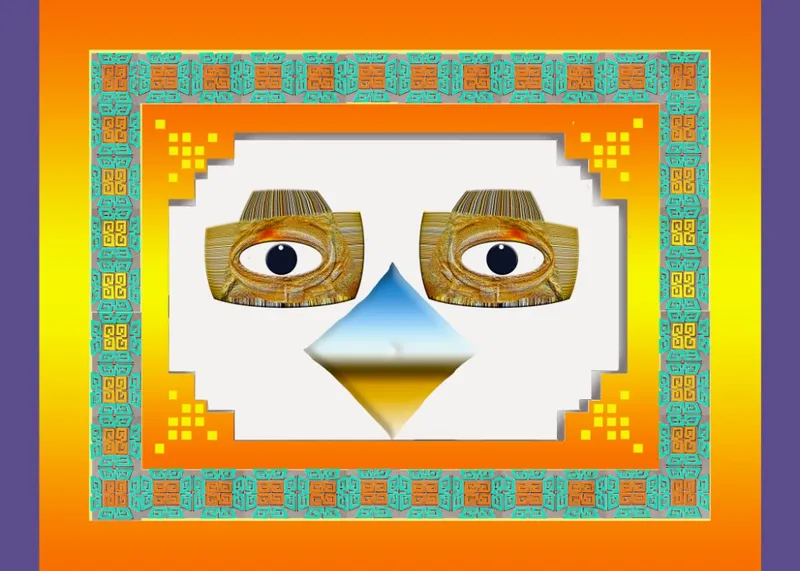 Geometric Pixel Face