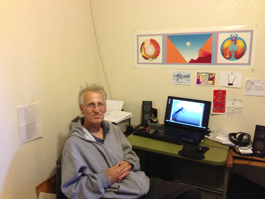 Peter Kubina at his desk