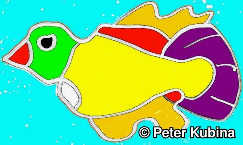 Stained Glass Bird