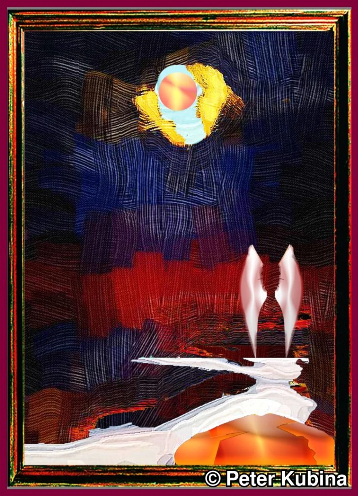 Twin Forms Night Frame